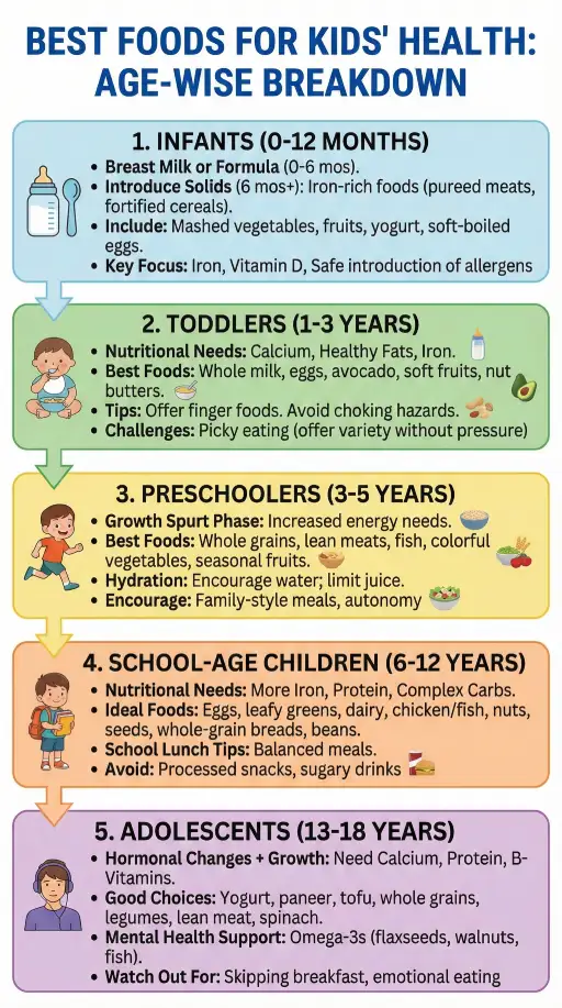 Help your child thrive with paediatrician-recommended nutrition advice. Explore healthy eating strategies, balanced diets, and expert tips for growing kids.
