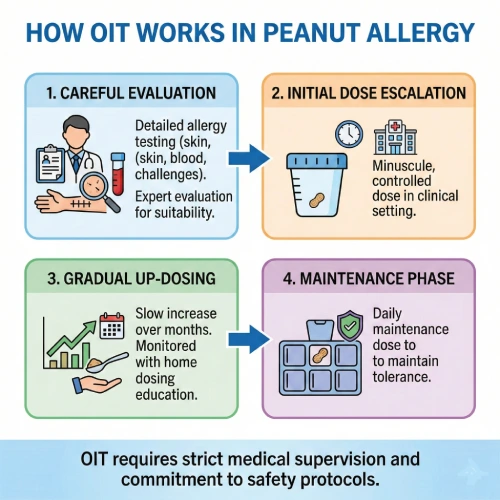 Can Oral Immunotherapy (OIT) cure peanut allergy in children? Discover the science, success rates, and real-life outcomes of this innovative treatment that’s transforming young lives.