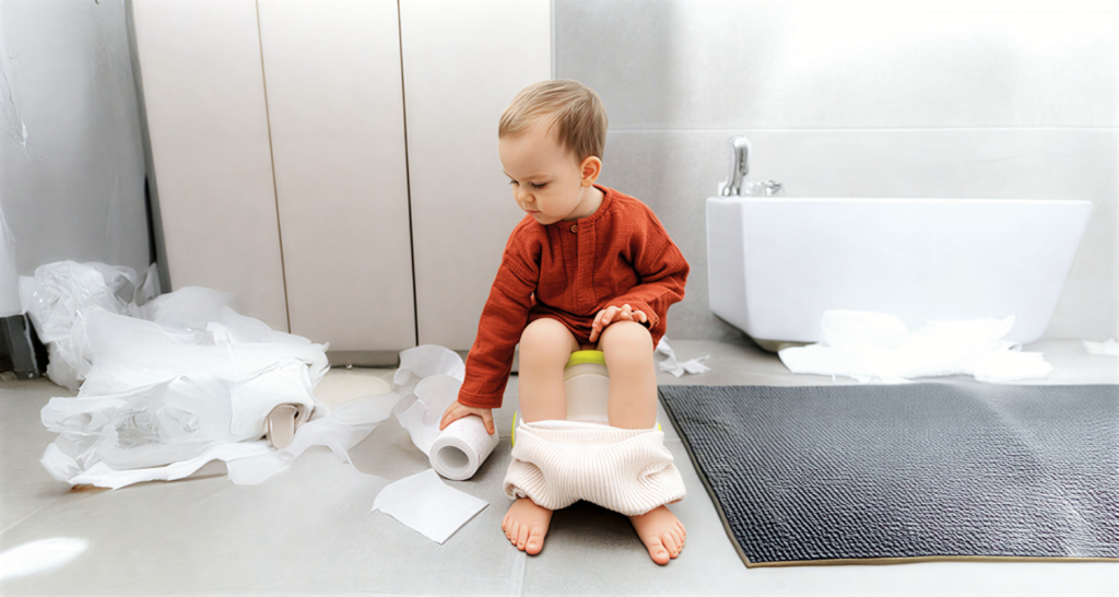 Toddler with upset stomach and loose stools needing pediatric diarrhoea treatment in Dubai