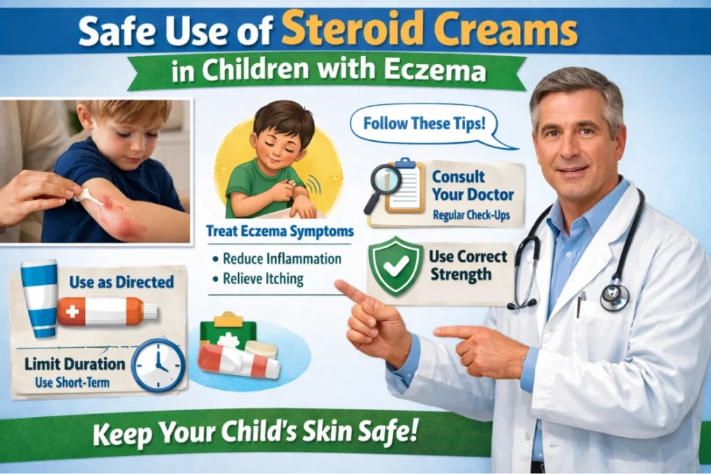 Safe Use of Steroid Creams in Children with Eczema