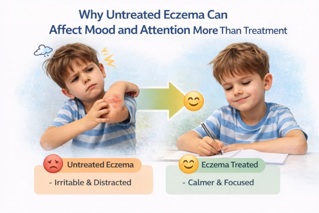 Untreated Eczema Can Affect Mood and Attention More Than Treatment
