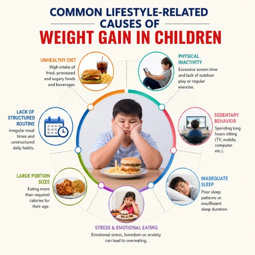Common Lifestyle-Related Causes of Weight Gain in Children
