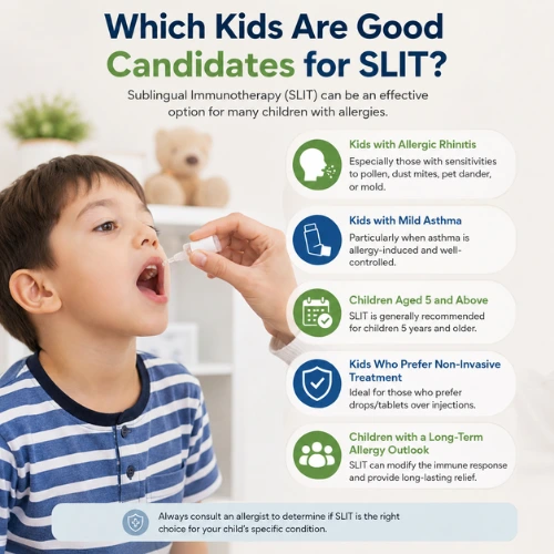 Sublingual Immunotherapy (SLIT) for Kids: Pros & Cons 3 Which Kids Are Good Candidates for SLIT?