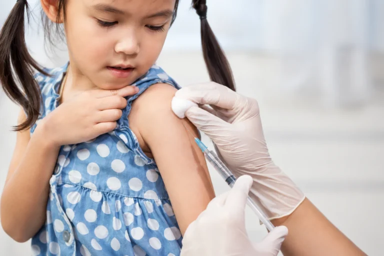 Food Allergy Immunotherapy vs Avoidance: Child undergoing allergy testing to assess a possible food allergy