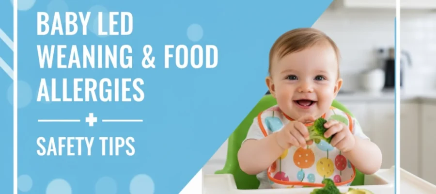 Baby-led weaning with food allergies made simple! Get expert tips on safe feeding, allergen introduction, and allergy symptom detection for your baby.