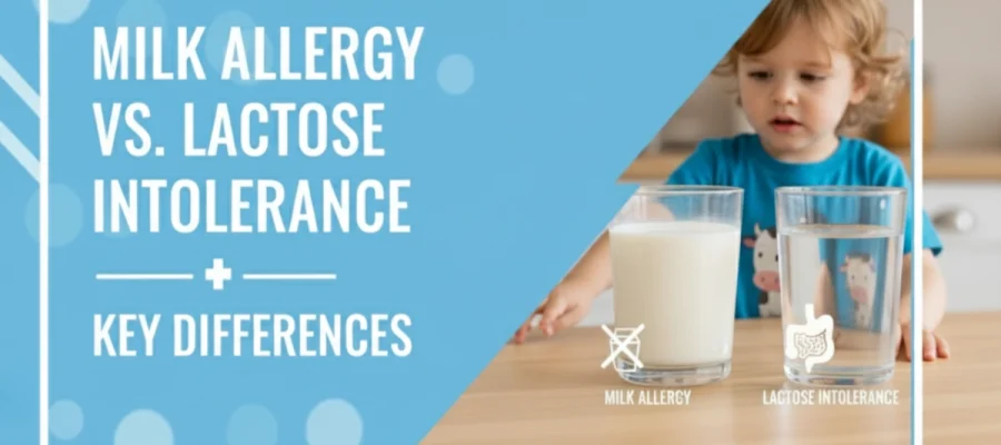 Discover how milk allergy and lactose intolerance differ in symptoms, causes, and treatment to manage your health better.