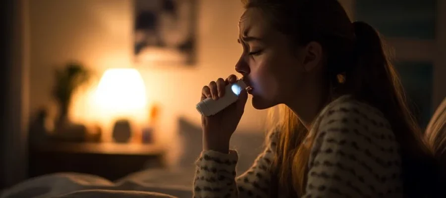 Nighttime asthma relief in Dubai! Dr. Mahesh Katre explains why symptoms peak at night & how to manage them for better sleep & breathing.