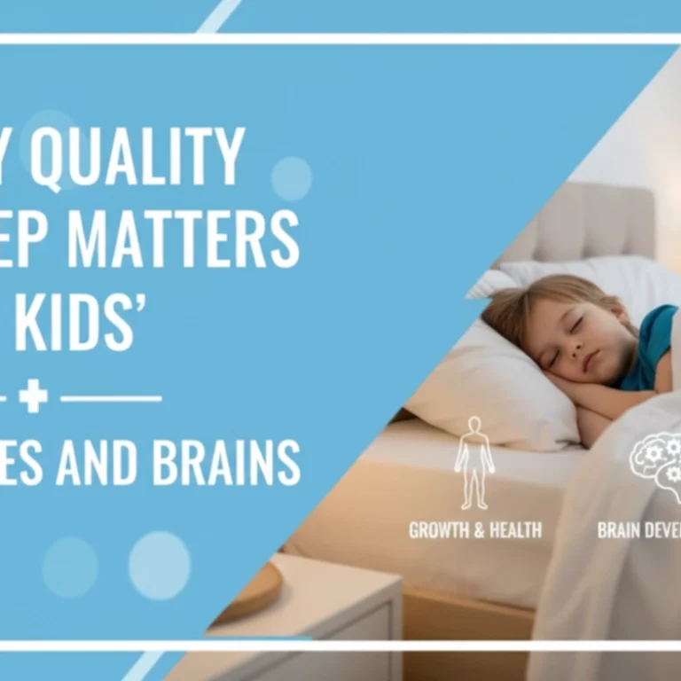 Help your child grow, learn, and thrive. Discover why quality sleep is vital for kids’ bodies, brains, mood, and school success, plus simple bedtime tips.